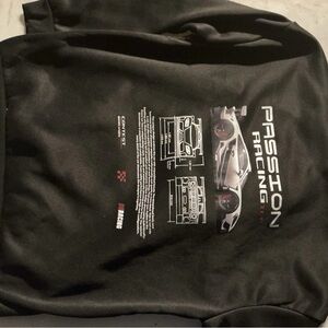 & Other Stories Black Racing Graphic Jacket